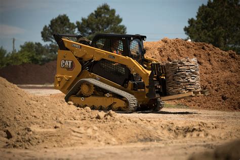 skid steer track loader|biggest cat track skid steer.